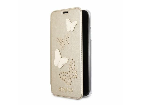 Guess GUFLBKPXPBUBE iPhone X beige book Studs & Sparkles