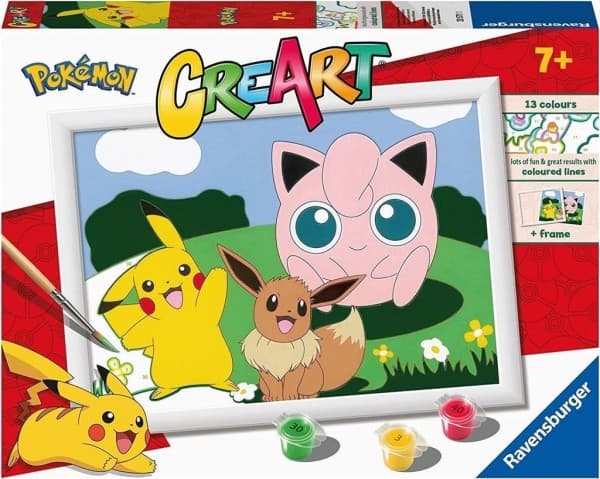 Ravensburger CreArt målarbok för barn Pokémon