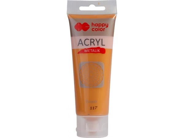Happy Color Farba akrylowa Happy Color 75ml florenckie złoto metalik