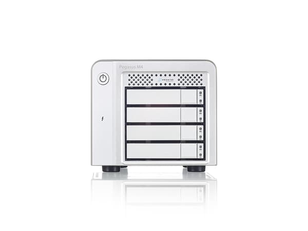 Promise Technology Pegasus M4, 8 TB, SSD, SATA, 2.5", Tower, Vit Vit