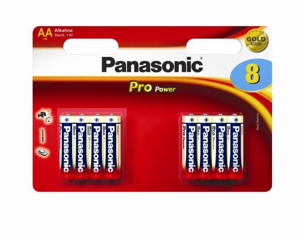 12x8 Panasonic Pro Power LR 6 Mignon AA