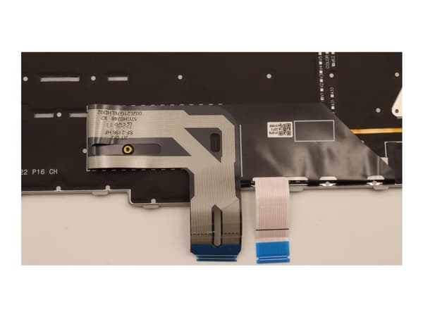 Lite-On - Erstatningstastatur for bærbar PC - med Trackpoint - bakbelysning - QWERTY - Svensk/finsk - grå - for ThinkPad P16 Gen 1 21D6, 21D7