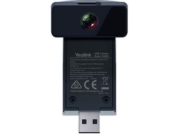 Yealink CAM50, 2 MP, HD-Ready, 1280 x 720 pikseliä, 30 fps, Musta