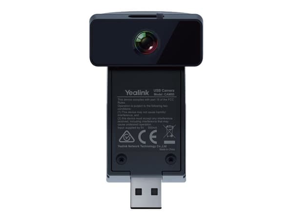 Yealink CAM50, 2 MP, HD-Ready, 1280 x 720 pikseliä, 30 fps, Musta
