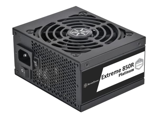 SilverStone Extreme 850R Platinum - Strømforsyning (intern) - SFX12V 4.0 - AC 180-264 V - 850 watt - aktiv PFC - svart