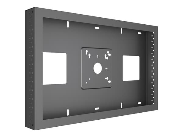 Multibrackets M Pro Series - Innhegning - ventilert - for LCD-skjerm - låsbar - stål - svart - skjermstørrelse: 22" - veggmonterbar - for LG 22SM3G,