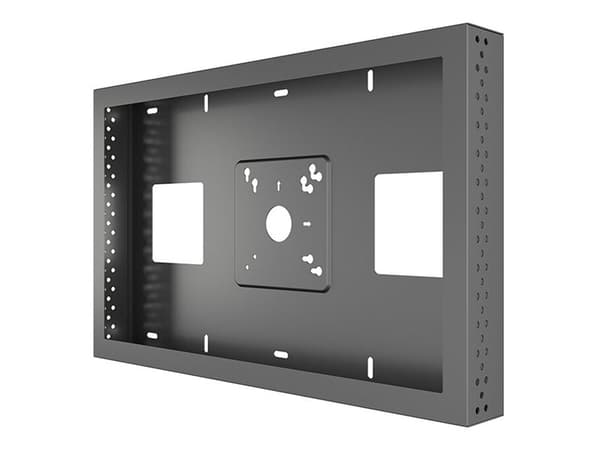 Multibrackets M Pro Series - Innhegning - ventilert - for LCD-skjerm - låsbar - stål - svart - skjermstørrelse: 22" - veggmonterbar - for LG 22SM3G,