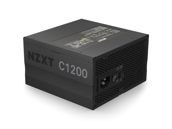 NZXT C-Series C1200 Gold - Strømforsyning (intern) - ATX12V 3.0/ EPS12V 2.92 - 80 PLUS Gold - AC 100-240 V - 1200 watt - aktiv PFC - Europa - matt sv