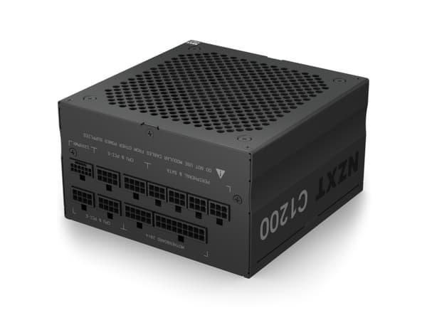 NZXT C-Series C1200 Gold - Strømforsyning (intern) - ATX12V 3.0/ EPS12V 2.92 - 80 PLUS Gold - AC 100-240 V - 1200 watt - aktiv PFC - Europa - matt sv