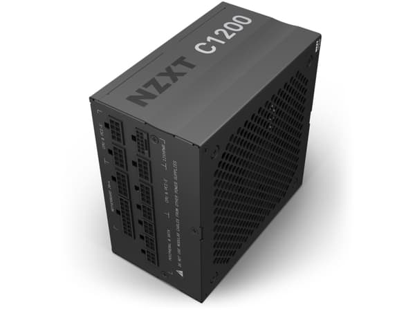 NZXT C-Series C1200 Gold - Strømforsyning (intern) - ATX12V 3.0/ EPS12V 2.92 - 80 PLUS Gold - AC 100-240 V - 1200 watt - aktiv PFC - Europa - matt sv Sort