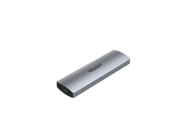 Unitek S1230A - Drevkabinett - M.2 - M.2 Card (PCIe NVMe & SATA) - M.2 Card, USB-C - romgrå
