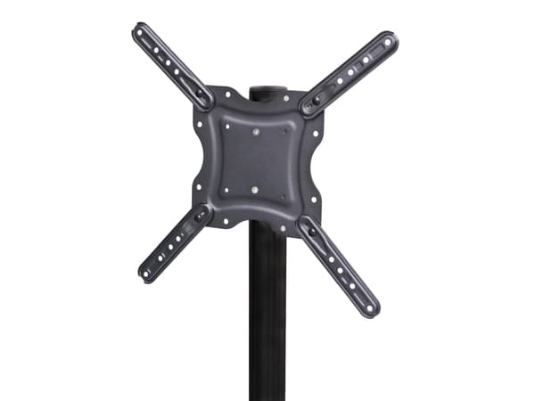 Sinox StandView TV gulvstand med hjul og drejbar top. 26"-65". Matsort
