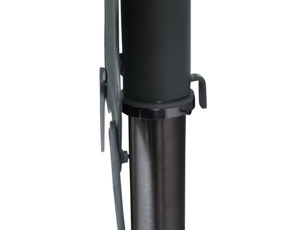 Sinox StandView TV gulvstand med hjul og drejbar top. 26"-65". Matsort
