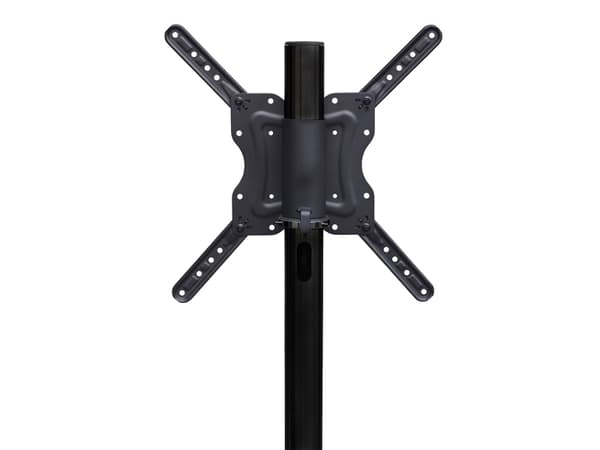 Sinox StandView TV gulvstand med hjul og drejbar top. 26"-65". Matsort