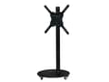Miniatyrbilde 1 av 5: Sinox StandView TV gulvstand med hjul og drejbar top. 26"-65". Matsort