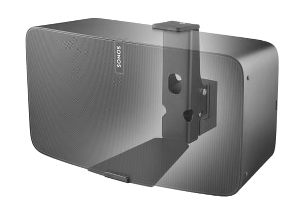Cavus vægbeslag til Sonos® Five/Play:5. Horisontal. Sort