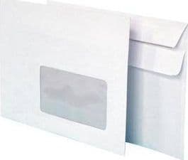Herlitz Envelopes DL hk (with a stripe) for elegant correspondence window right white 400 pcs.