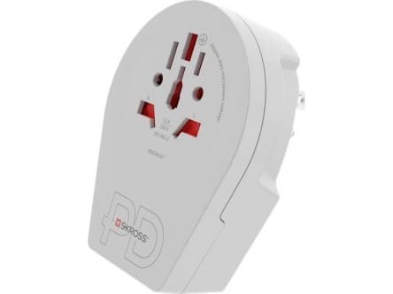 Skross 1.500292, Typ B, Universal, Typ B, Typ A, Typ B, Typ C, Typ G (UK), Typ I (AU), Typ J (CH), Typ L (IT), Typ N (BR), 100 - 250 V, 50 - 60 hz