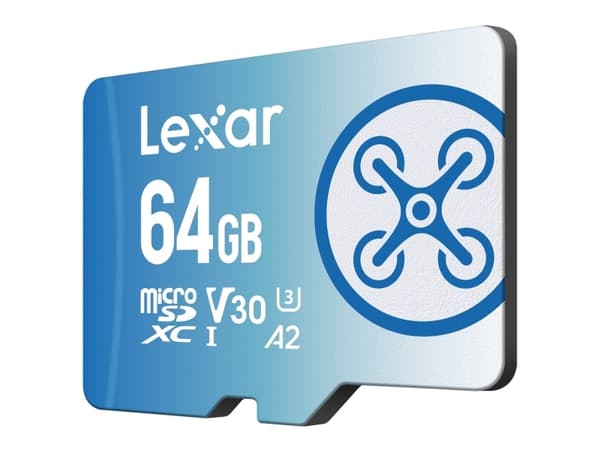 Lexar FLY 64GB microSDXC UHS-I R16/W60 mikroSD-muistikortti