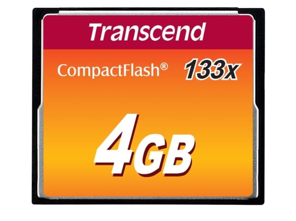 Transcend - Flashminnekort - 4 GB - 133x - CompactFlash