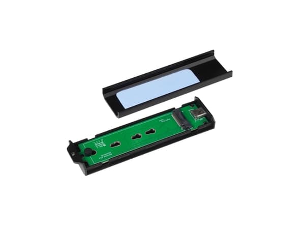 Chieftec CEB-M2C-TLE, SSD-kabinett, M.2, M.2, 10 Gbit/s, USB-tilkobling, Sort