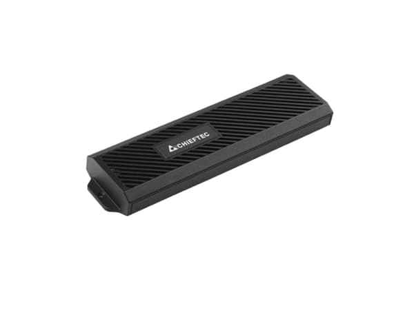 Chieftec CEB-M2C-TLE, SSD-kabinett, M.2, M.2, 10 Gbit/s, USB-tilkobling, Sort Sort