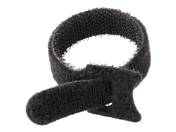StarTech.com 6in Hook and Loop Cable Ties, 50 Pack, Black, Reusable Cable Straps, Adjustable and Flexible, Cord Organizer Tie/Wraps for Professional