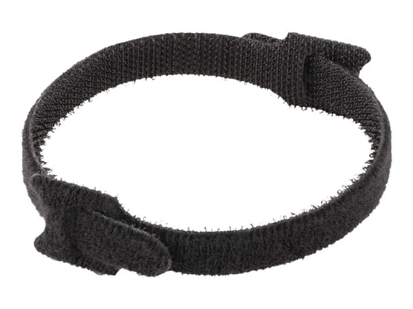 StarTech.com 6in Hook and Loop Cable Ties, 50 Pack, Black, Reusable Cable Straps, Adjustable and Flexible, Cord Organizer Tie/Wraps for Professional