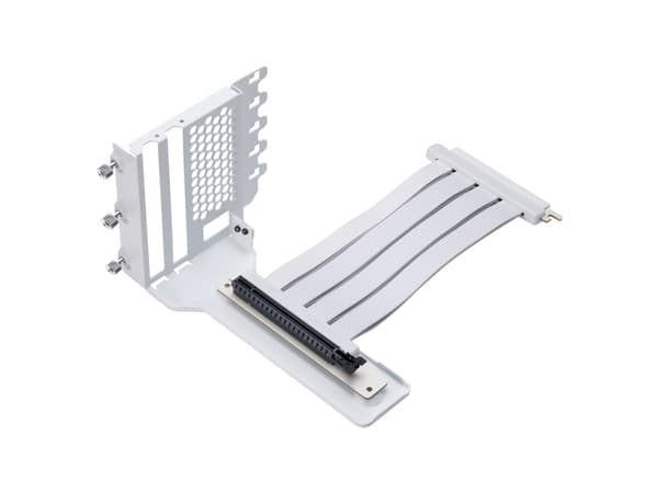 Phanteks PHANTEKS PHANTEKS Vertical GPU Bracket II + PCI-E 4.0 x16 riser flat -kaapeli, 22 cm - musta