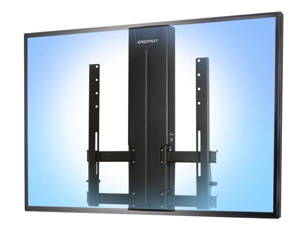 Ergotron - Monteringssett (lavprofilsløftemodul, monteringssjablong, 2 tippebraketter, kabelstyringsmaskinvare) - glide - for LCD-skjerm - robust (HD Sort