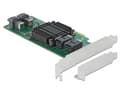 Pikkukuva 2 / 2: Delock PCI Express x8 -kortti 4 x sisäiseen SFF-8643 NVMe - Low Profile Form Factor - Lagringskontrol - U.2 NVMe - lavprofil - PCIe 3.0 x8