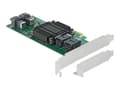Pikkukuva 1 / 2: Delock PCI Express x8 -kortti 4 x sisäiseen SFF-8643 NVMe - Low Profile Form Factor - Lagringskontrol - U.2 NVMe - lavprofil - PCIe 3.0 x8