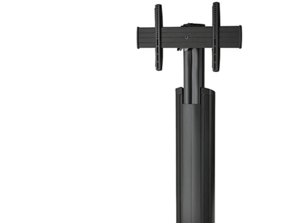 Chief Fusion Medium Height-Adjustable Floor Stand Display Mount - For Displays 32-65" - Black - Ställ - för platt panel - svart - skärmstorlek: 37"-5