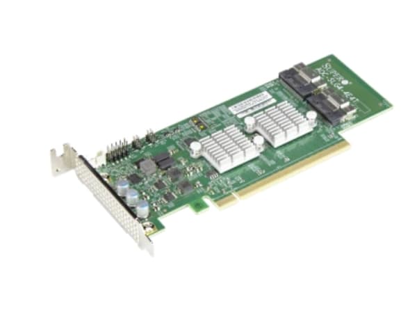 Supermicro AOC-SLG4-4E4T-O, M.2, PCIe, Matala profiili, PCIe 4.0, 68,8 mm, 167 mm