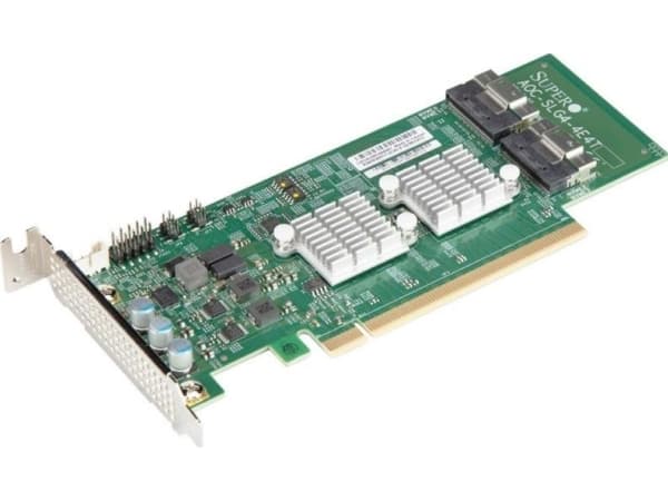 Supermicro AOC-SLG4-4E4T-O, M.2, PCIe, Matala profiili, PCIe 4.0, 68,8 mm, 167 mm
