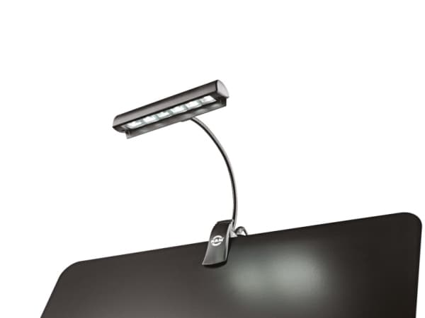 König & Meyer 12248-000-55, Svart, Plast, LED, 3 m, Batteri, 110 - 240 V