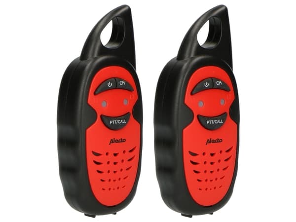 Alecto FR-05RD, Familieradiotjeneste (FRS), 3 kanaler, 446 MHz, 3000 m, AAA, 4 timer