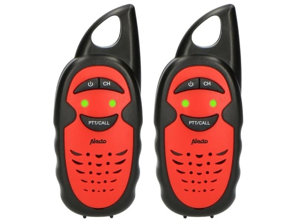 Alecto FR-05RD, Familieradiotjeneste (FRS), 3 kanaler, 446 MHz, 3000 m, AAA, 4 timer