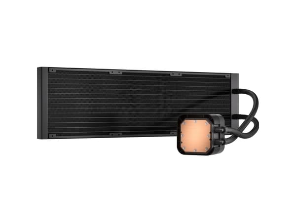 CORSAIR iCUE H170i ELITE LCD XT - Kylsystem med vätska till processorn - Elementstorlek: 420 mm - (för: LGA1700, LGA1200, LGA1150, LGA1151, LGA1155,
