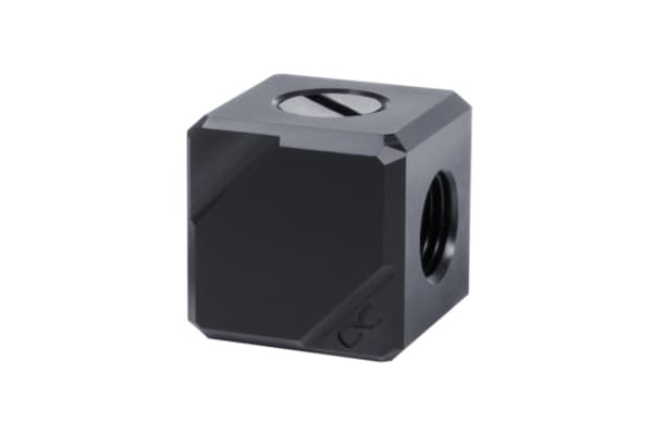 Alphacool 17557, Anslutningsterminal, Acetal, Svart, 1/4", 26,5 mm, 26,5 mm