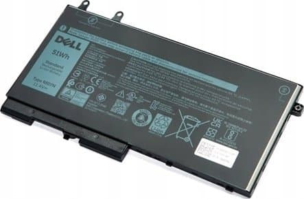 Dell Primary Battery - Batteri för bärbar dator - litiumjon - 3-cells - 51 Wh - för Latitude 5400, 5401, 5410, 5411, 5500, 5501, 5510, 5511; Precisio
