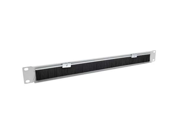 InLine 19111E, Børstepanel, Grå, SPCC, Stål, 1U, 48,3 cm (19"), 1,2 mm