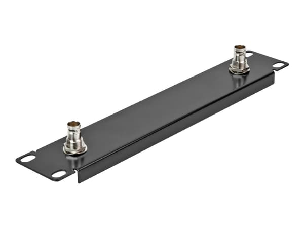 DeLOCK 66851, Etupaneeli, Musta, Metalli, 1U, Kiina, 25,4 cm (10")