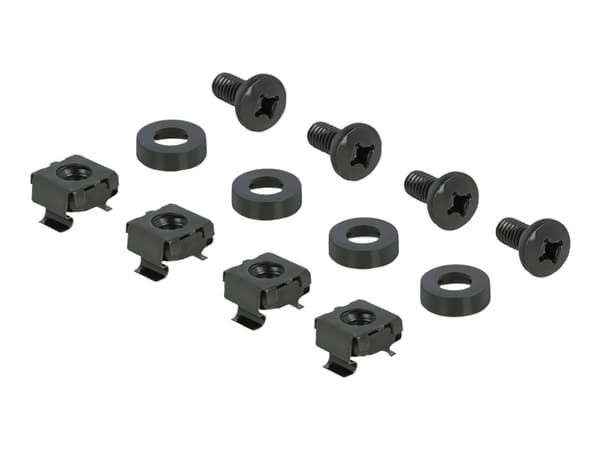 Delock - Hylla för rack - vit - 1U - 10"