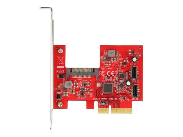 Delock - USB-adapter - PCIe 3.0 x4 - USB 3.2 Gen 2 (internal) x 2