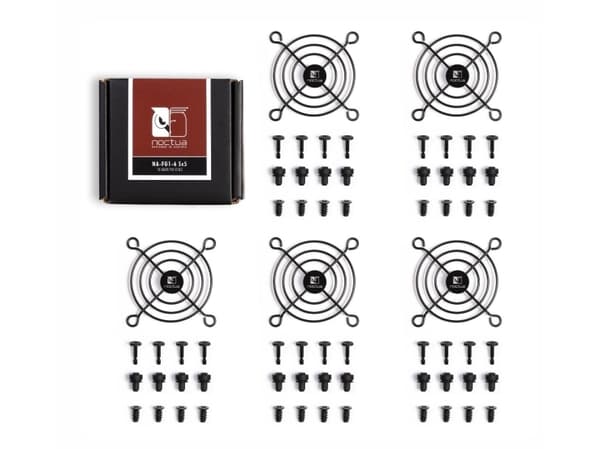 Noctua NA-FG1-6 SX5, Viftegrill, Stål, 6 cm, 50 x 50 mm, 5 stykker, Boks