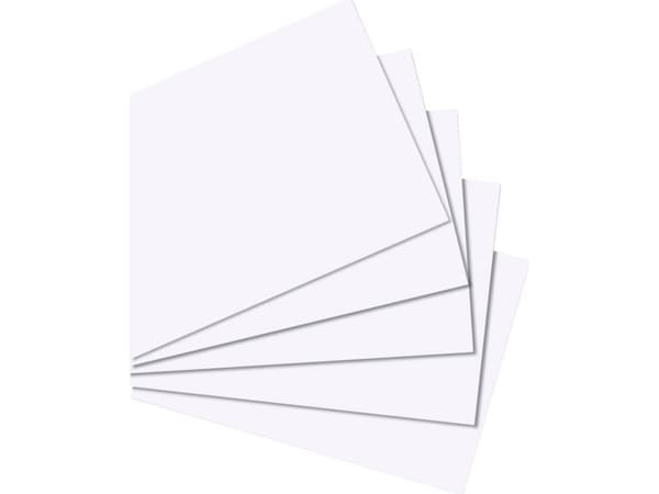 Herlitz 10621449, Valkoinen, 170 g/m², 100 kpl