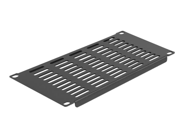 DeLOCK 66841, Tyhjä tuuletuspaneeli, Musta, Metalli, 3U, 25,4 cm (10"), 133 mm