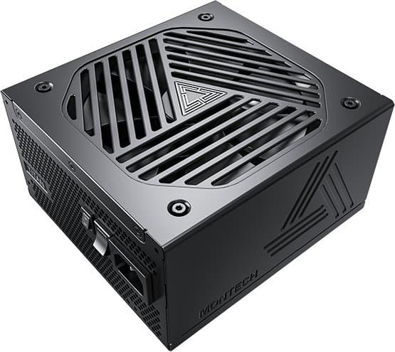 Montech Titan Gold 850W - 80 PLUS & Cybenetics Gold strømforsyning, modulær, PCIe 5.0 - 850 Watt Sort