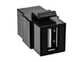 Pikkukuva 2 / 5: InLine 76201P, Litteä, Musta, USB A, USB A, Naaras, Naarasliitin, Naarasliitin